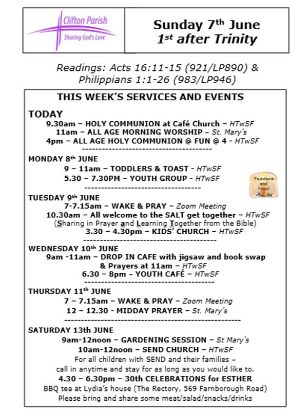 St. Mary's Church News: 05/06/2026